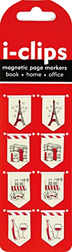 Imagen de archivo de Paris i-Clips Magnetic Page Markers (Set of 8 Magnetic Bookmarks) a la venta por Book Deals