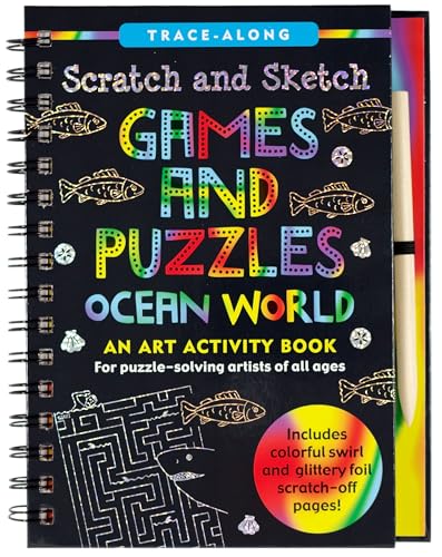Stock image for Scratch & Sketch Games & Puzzles: Ocean World for sale by BooksRun