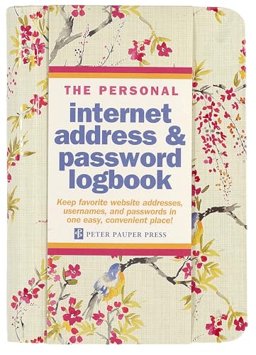 Imagen de archivo de Blossoms & Bluebirds Internet Address & Password Logbook a la venta por Revaluation Books