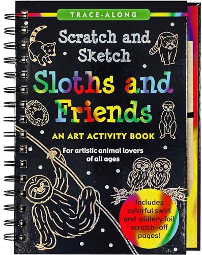 Beispielbild fr Scratch & Sketch Sloths & Friends (Trace Along) zum Verkauf von Dream Books Co.