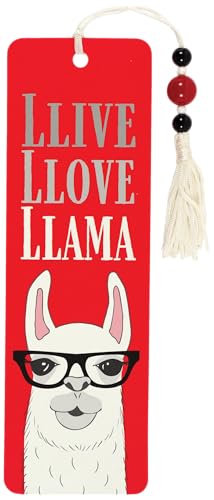 

Llive Llove Llama Beaded Bookmark
