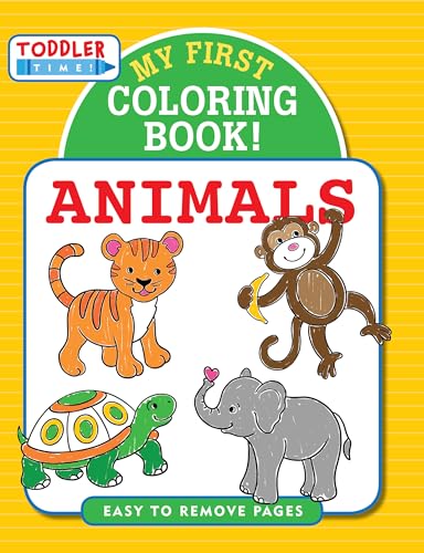 Imagen de archivo de Toddler Time! My First Coloring Book - Animals a la venta por Revaluation Books