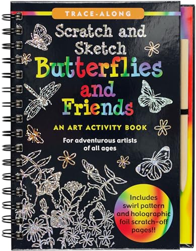 Beispielbild fr Scratch & Sketch Butterflies & Friends (Trace Along) zum Verkauf von BooksRun