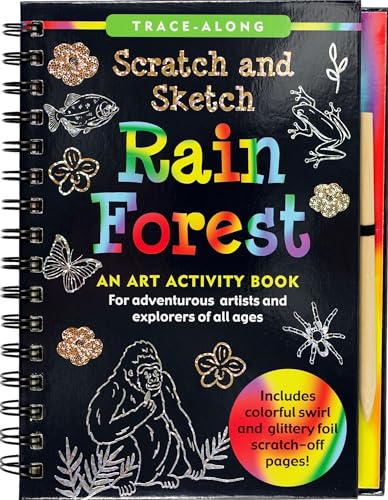 Beispielbild fr Scratch & Sketch Rain Forest (Trace Along) zum Verkauf von BooksRun