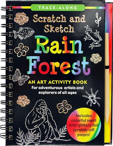 Stock image for Scratch & Sketch Rain Forest (Trace Along) for sale by BooksRun