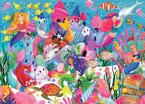 Imagen de archivo de Mermaid Adventure Kids' Floor Puzzle (48 Pieces) (36 inches wide x 24 inches high) a la venta por Lakeside Books