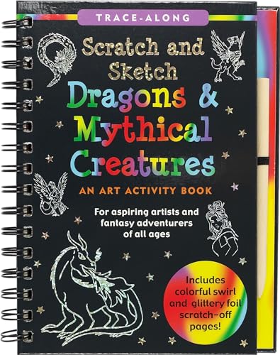 Stock image for Scratch & Sketch Dragons & Mythical Creatures (Trace Along) for sale by ZBK Books