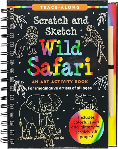 Beispielbild fr Scratch and Sketch Wild Safari (Trace Along) zum Verkauf von Better World Books