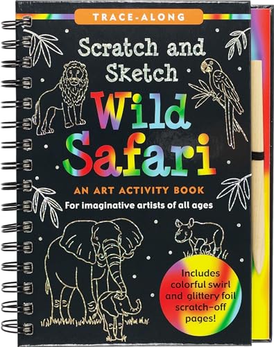 Stock image for Scratch &amp; Sketch Wild Safari (Trace Along) for sale by Blackwell's