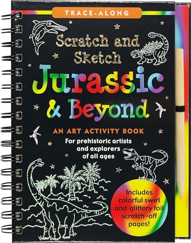 Imagen de archivo de Scratch Sketch Jurassic (Trace Along) a la venta por Goodwill of Colorado