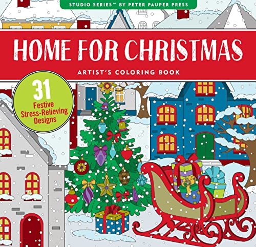 Stock image for Home for Christmas Adult Coloring Book (Paperback) for sale by Grand Eagle Retail