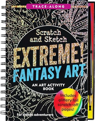 Imagen de archivo de Scratch &amp; Sketch Extreme Fantasy Art (Trace Along) a la venta por Blackwell's