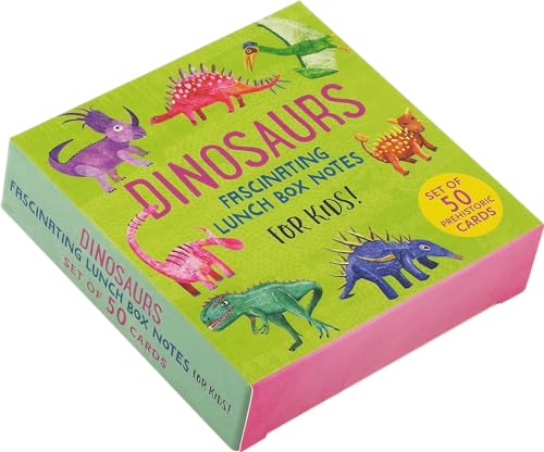 Beispielbild fr Dinosaurs: Fascinating Lunch Box Notes for Kids! (Set of 60 Cards) zum Verkauf von Book Deals