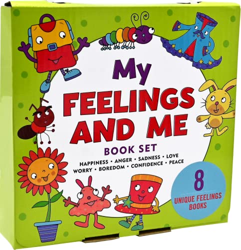 Beispielbild fr My Feelings & Me Box Set (8 books to help your child process their emotions Happiness, Anger, Sadness, Love, Worry, Boredom, Confidence, and Peace) zum Verkauf von Lakeside Books