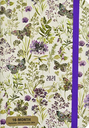 Beispielbild fr 2024 Amethyst Butterflies Weekly Planner (16 Months, Sept 2023 to Dec 2024) zum Verkauf von Better World Books