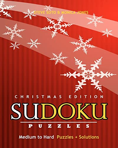 Stock image for SUDOKU Puzzles - Christmas Edition, Medium to Hard: Puzzles + Solutions for sale by dsmbooks