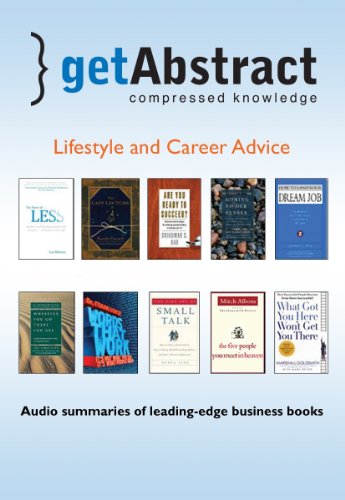 Lifestyle and Career Advice (getAbstract series) (9781441733788) by [???]