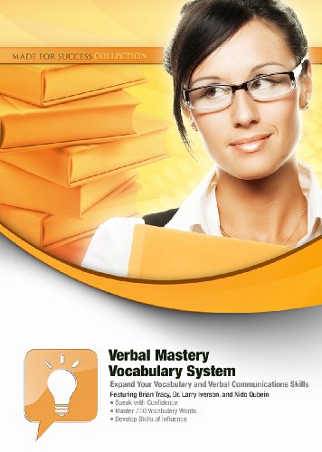 Stock image for Verbal Mastery Vocabulary System: Expand Your Vocabulary and Verbal Communications Skills (Made for Success Collection) for sale by The Yard Sale Store