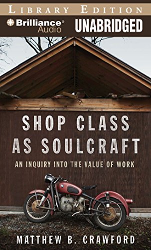 Beispielbild fr Shop Class As Soulcraft: Library Edition zum Verkauf von The Yard Sale Store