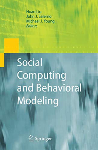 Stock image for Social Computing and Behavioral Modeling for sale by ThriftBooks-Atlanta