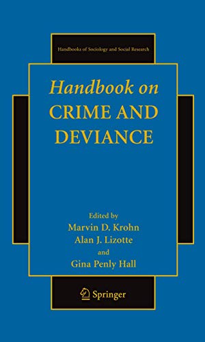 Imagen de archivo de Handbook on Crime and Deviance (Handbooks of Sociology and Social Research) a la venta por Midtown Scholar Bookstore
