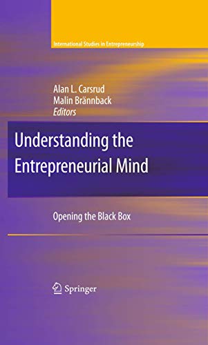 Imagen de archivo de Understanding the Entrepreneurial Mind: Opening the Black Box (International Studies in Entrepreneurship, 24) a la venta por ZBK Books