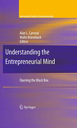Stock image for Understanding the Entrepreneurial Mind: Opening the Black Box (International Studies in Entrepreneurship, 24) for sale by ZBK Books