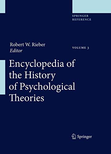 9781441904645: Encyclopedia of the History of Psychological Theories