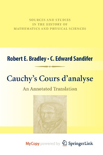 9781441905505: Cauchy 's Cours D Analyse
