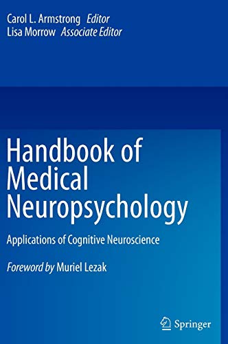 Stock image for Handbook of Medical Neuropsychology: Applications of Cognitive Neuroscience for sale by HPB-Red
