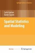 Imagen de archivo de Spatial Statistics and Modeling a la venta por ThriftBooks-Atlanta