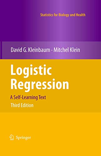 Imagen de archivo de Logistic Regression: A Self-Learning Text (Statistics for Biology and Health) a la venta por HPB-Red