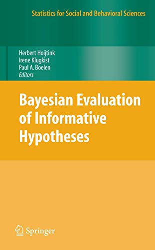 9781441918741: Bayesian Evaluation of Informative Hypotheses