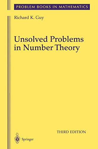 9781441919281: Unsolved Problems in Number Theory: 4