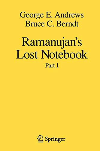 Stock image for Ramanujan's Lost Notebook: Part I for sale by Book Deals