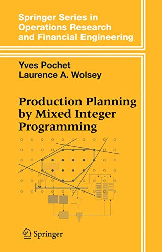 Immagine dell'editore per Production Planning by Mixed Integer Programming (Springer Series in Operations Research and Financial Engineering) venduto da Ria Christie Collections