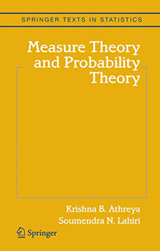 Imagen de archivo de Measure Theory and Probability Theory (Springer Texts in Statistics) a la venta por Lucky's Textbooks