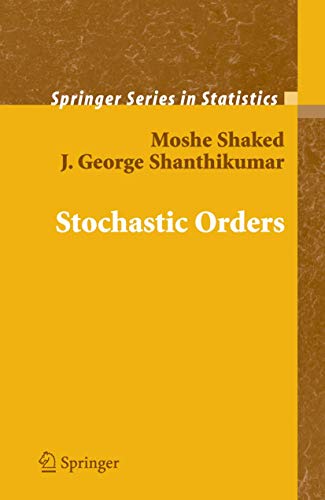 Stock image for Stochastic Orders (Springer Series in Statistics) for sale by BooksRun