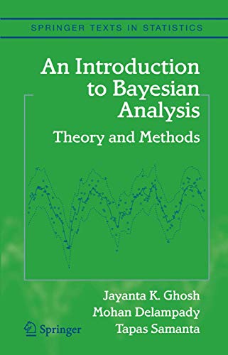 Imagen de archivo de An Introduction to Bayesian Analysis: Theory and Methods (Springer Texts in Statistics) a la venta por bmyguest books