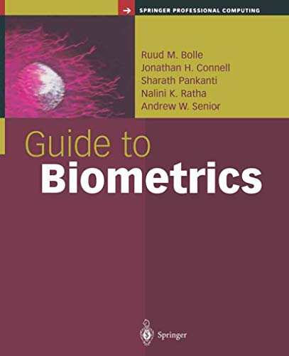Beispielbild f�r Guide to Biometrics (Springer Professional Computing) zum Verkauf von HPB-Red