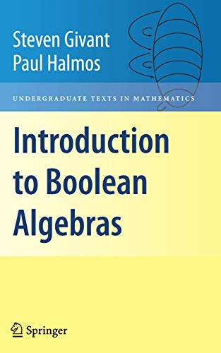 9781441923240: Introduction to Boolean Algebras (Undergraduate Texts in Mathematics)
