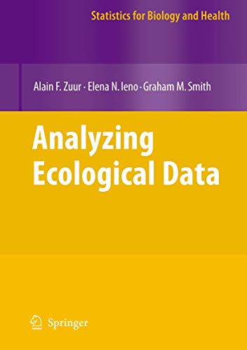 Stock image for Analyzing Ecological Data (Statistics for Biology and Health) for sale by GF Books, Inc.