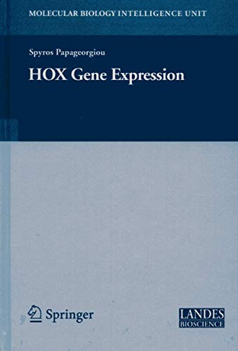9781441923974: HOX Gene Expression (Molecular Biology Intelligence Unit)