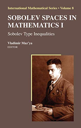 9781441927576: Sobolev Spaces in Mathematics I: Sobolev Type Inequalities: 8 (International Mathematical Series)