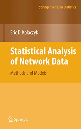 9781441927767: Statistical Analysis of Network Data: Methods and Models (Springer Series in Statistics)