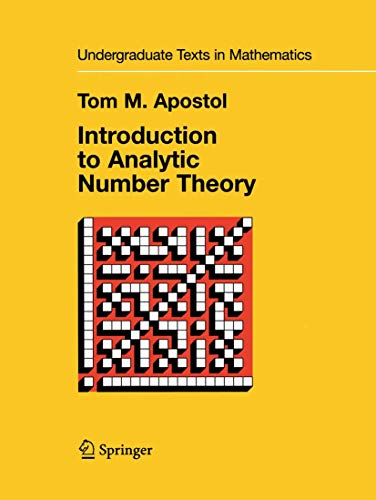9781441928054: Introduction to Analytic Number Theory (Undergraduate Texts in Mathematics)