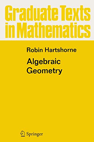 Imagen de archivo de Algebraic Geometry (Graduate Texts in Mathematics, 52) a la venta por Bingo Used Books