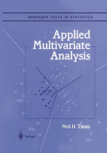 9781441929631: Applied Multivariate Analysis (Springer Texts in Statistics)