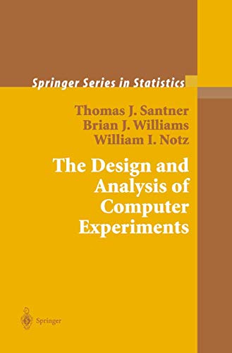 Imagen de archivo de The Design and Analysis of Computer Experiments a la venta por Blackwell's