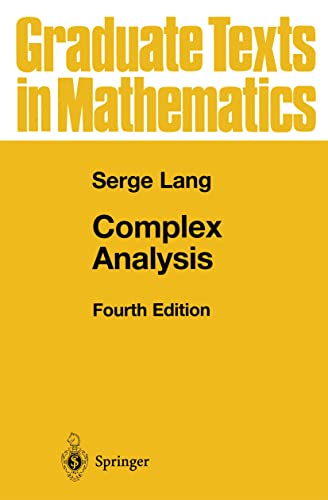 Imagen de archivo de Complex Analysis (4th Edn) (Graduate Texts in Mathematics) (Volume 103) a la venta por Anybook.com